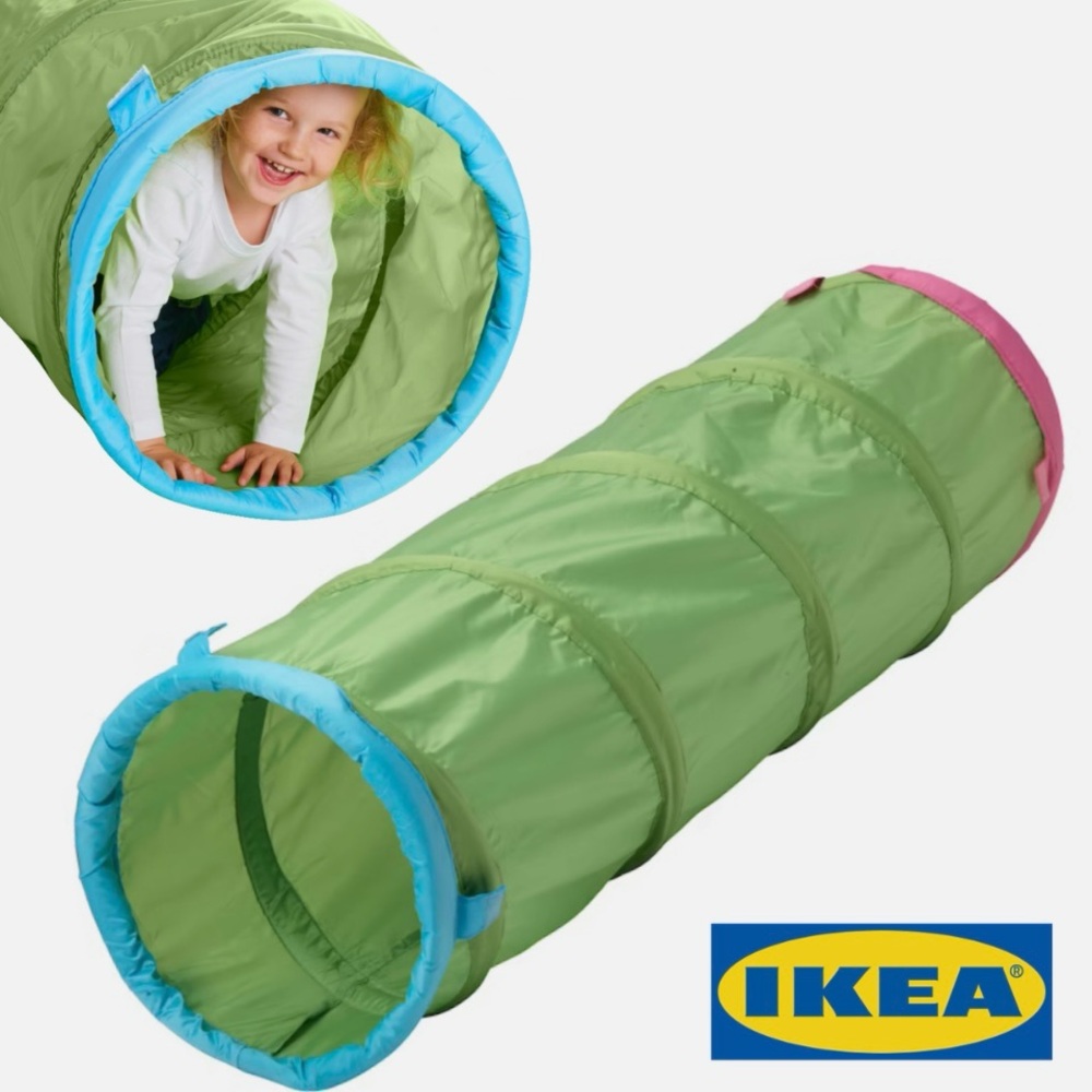 IKEA Busa Green and Blue Play Tunnel